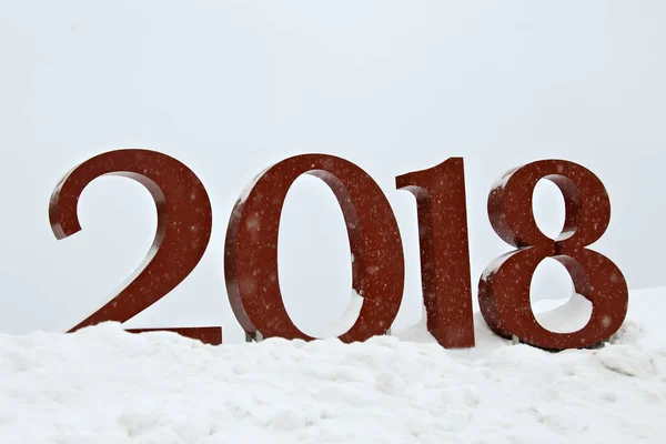 Feliz ano novo 2018 — Fotografia de Stock