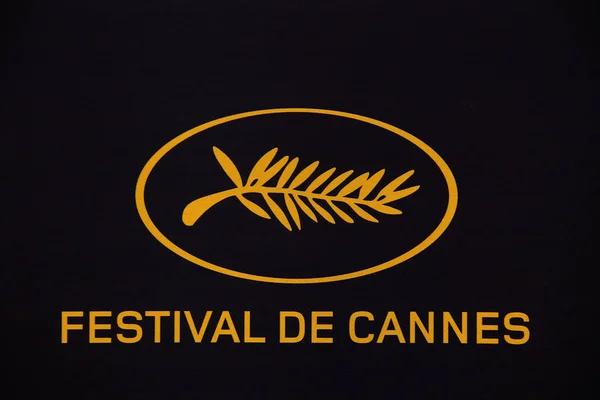 Logotipo do Festival de Cannes — Fotografia de Stock