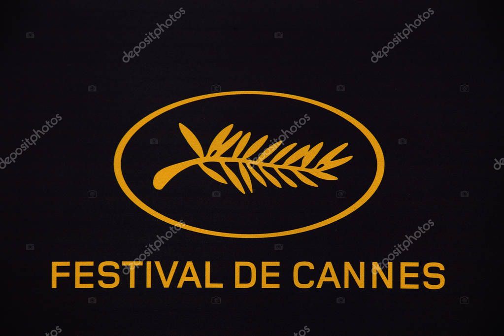 CANNES, FRANCE - MAY 12, 2016: general view of Cannes Film Festival logo in Cannes, France