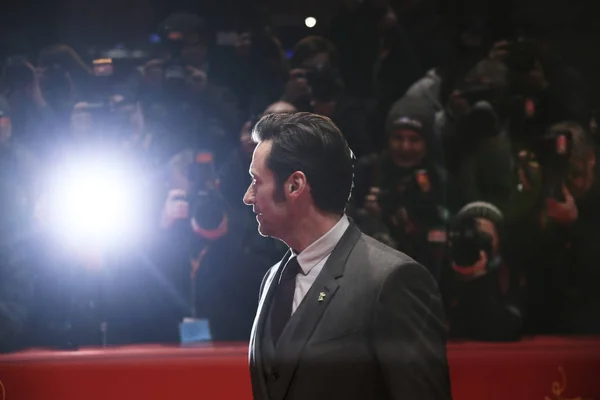 Hugh Jackman uczestniczy w "Loganie" — Zdjęcie stockowe
