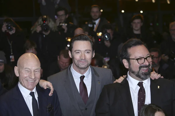 James Mangold,  Hugh Jackman, Patrick Stewart — Stock Photo, Image