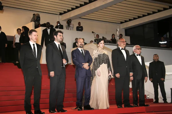 Babak Karimi, Taraneh Alidoosti, Asghar Farhadi,  Shahab Hossein — Foto de Stock