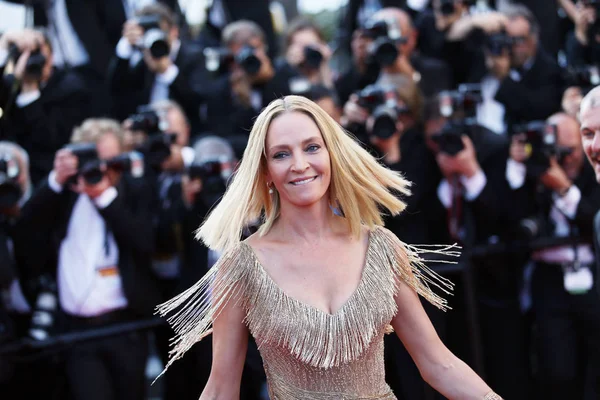 Uma Thurman asiste a la Ceremonia de Clausura — Foto de Stock