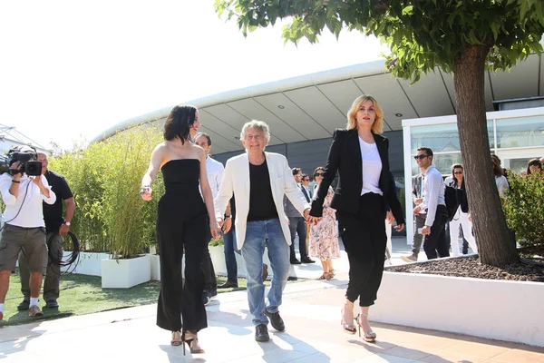 Emmanuelle Seigner, Roman Polanski et Eva Green — Photo