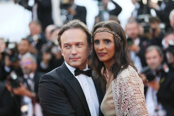 Vincent Perez and Karine Silla — Stock Photo, Image