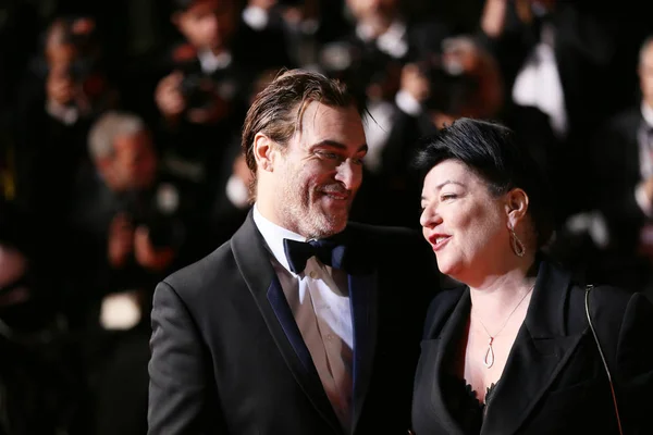 Joaquin Phoenix e Lynne Ramsay — Fotografia de Stock