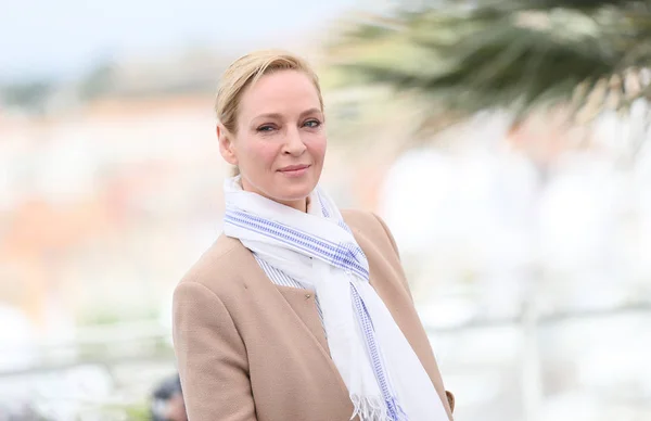 Uma Thurman at Cannes Film Festival — Stock Photo, Image