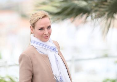 Uma Thurman Cannes Film Festivali'nde 