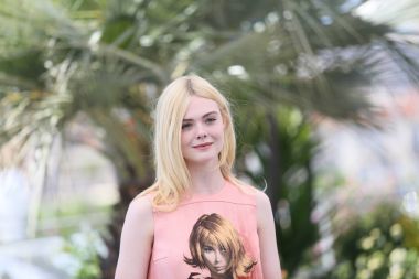 Elle Fanning attends the 'How To Talk To Girls At Parties'  clipart