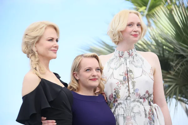 Nicole Kidman, Elisabeth Moss, Gwendoline Christie — Stok fotoğraf