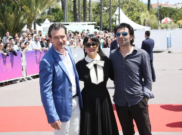 Antonio Banderas, Salma Hayek, Fatih Akin — Fotografia de Stock