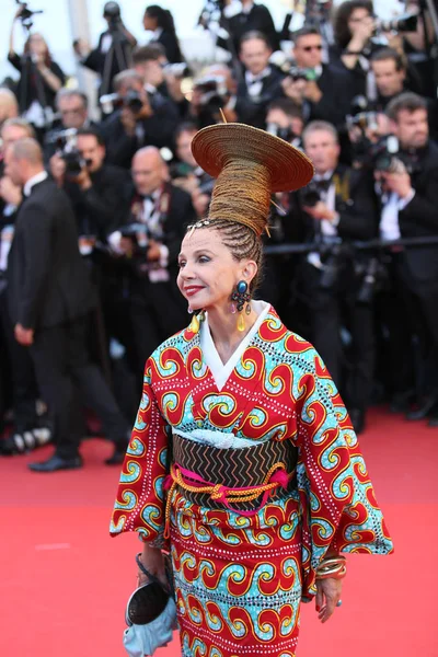 Victoria Abril no Festival de Cannes — Fotografia de Stock