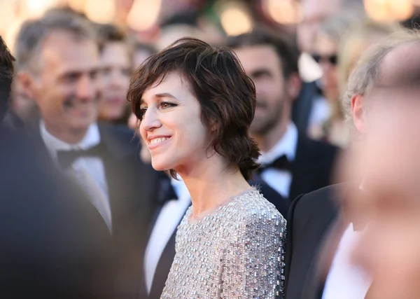 Charlotte Gainsbourg en el Festival de Cannes — Foto de Stock