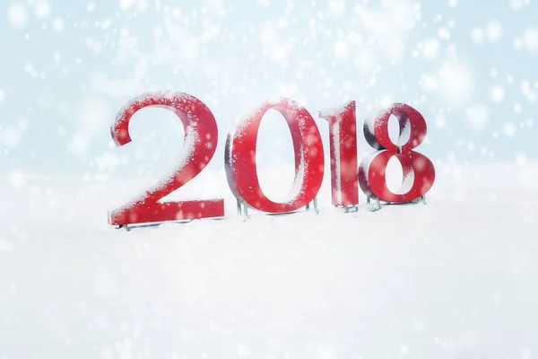 Happy New Year 2018 Stock Image