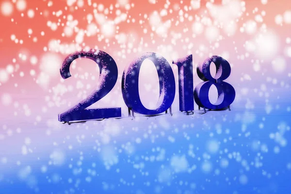 Happy New Year 2018 Stock Photo