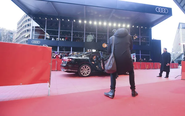 Atmosfera frequenta la Berlinale — Foto Stock