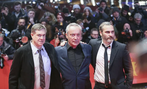 Joaquín Phoenix, Udo Kier y Gus Van Sant asisten al 'Don' t Wor — Foto de Stock