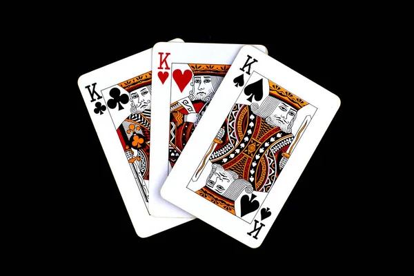Karten für Poker, — Stockfoto
