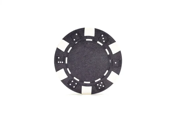Casino chips isolated on white background — Stock Photo, Image