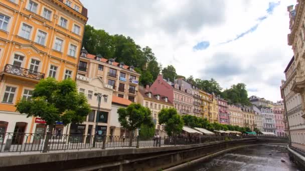 Karlovy Vary - 13. června: Čas zanikla záběr z Karlových Varů, Česká republika on 13 června 2017 v Karlových Varech