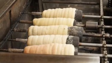 Çek Ulusal çanak Trdelnik pişmiş ve kavrulmuş