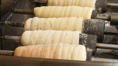 Çek Ulusal çanak Trdelnik pişmiş ve kavrulmuş