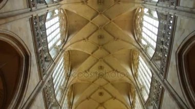Prag - 15 Haziran: St. Vitus içinde üzerinde 13 Haziran 2017 Prag, Çek Cumhuriyeti katedral