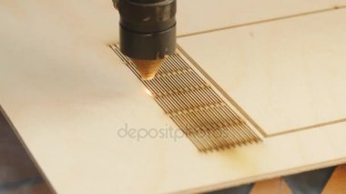 Makine süreçleri kontrplak lazer