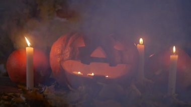 Cadılar Bayramı Balkabağı duman