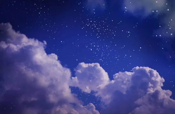 Nachthimmel mit Sternen. — Stockfoto