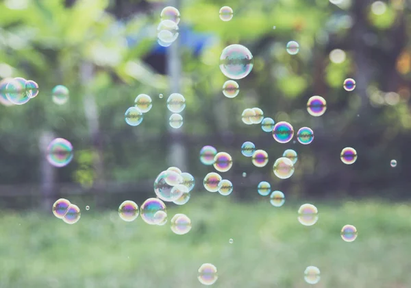 Rainbow bubbles