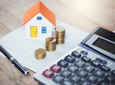 Para evi tarafından ipotek kavram kavramı bankacılık.