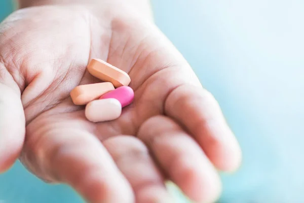 Medicine Pills Doctor Hand — Stock Photo, Image