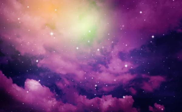 Space Night Sky Cloud Stars — Stock Photo, Image