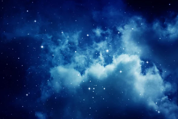 Space Night Sky Cloud Stars — Stock Photo, Image