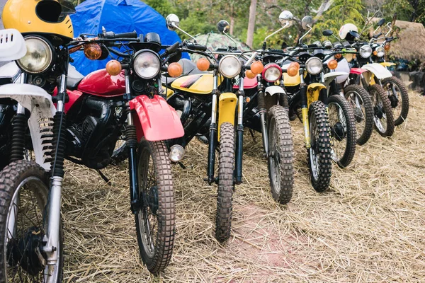 Oldtimer Motorräder Park — Stockfoto