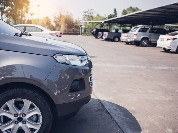 Cars in the parking lot,outdoor.