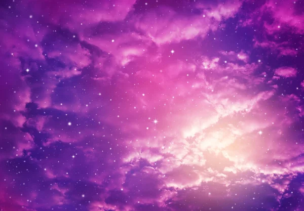 Space Night Sky Cloud Stars — Stock Photo, Image