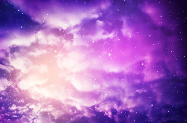 Space Night Sky Cloud Stars — Stock Photo, Image