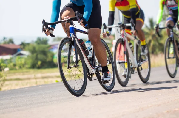 Professional Cycling Race Group Cyclist — Stock Photo, Image