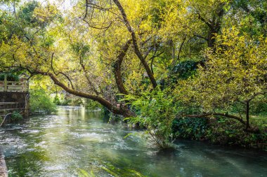 Eski kasaba Lijiang, Çin 'deki Kanal Manzarası.