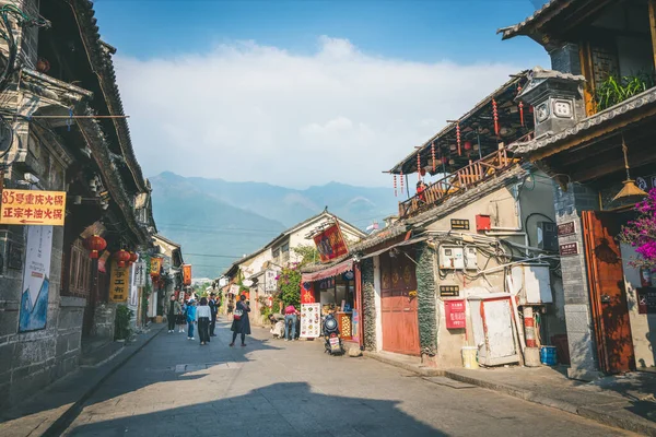 Dali China April 2019 Szenische Straße Der Altstadt Von Dali — Stockfoto