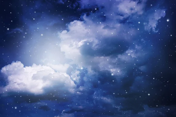 Space Night Sky Cloud Stars — Stock Photo, Image