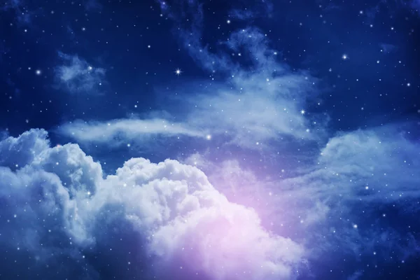 Space Night Sky Cloud Stars — Stock Photo, Image