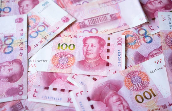 Banknote 100 yuan arkaplan.