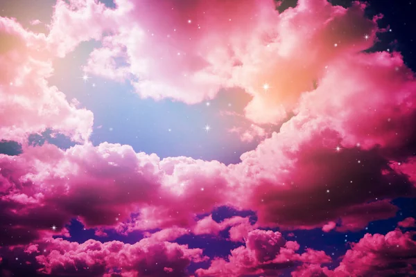 Space Night Sky Cloud Stars — Stock Photo, Image