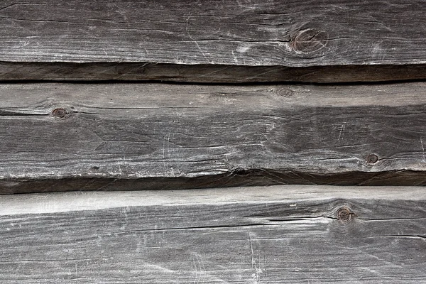 Ország ház falán a régi, fából készült naplókat. Természetes fából készült háttérb — Stock Fotó