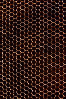 Balmumu petek arı kovanı arka plan olarak gelen bölümünü.