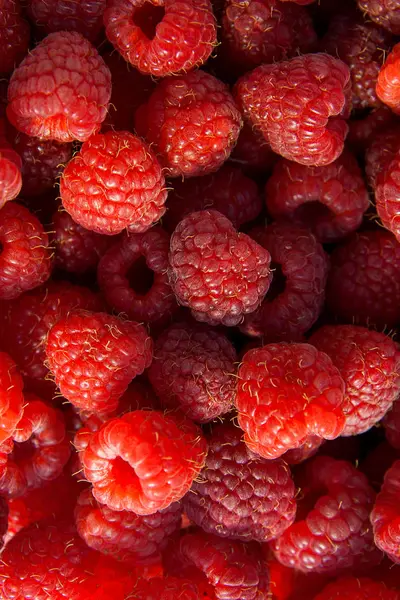 Arka plan olarak olgun ahududu yakın çekim. 