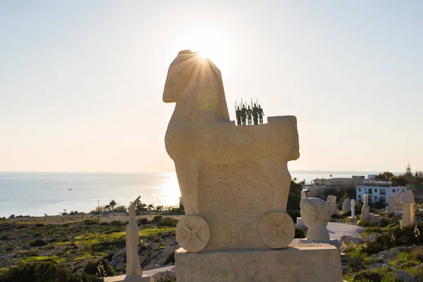 Aya Napa, Chypre - 17 février 2017 : Chypre île, le parc international de sculpture — Photo